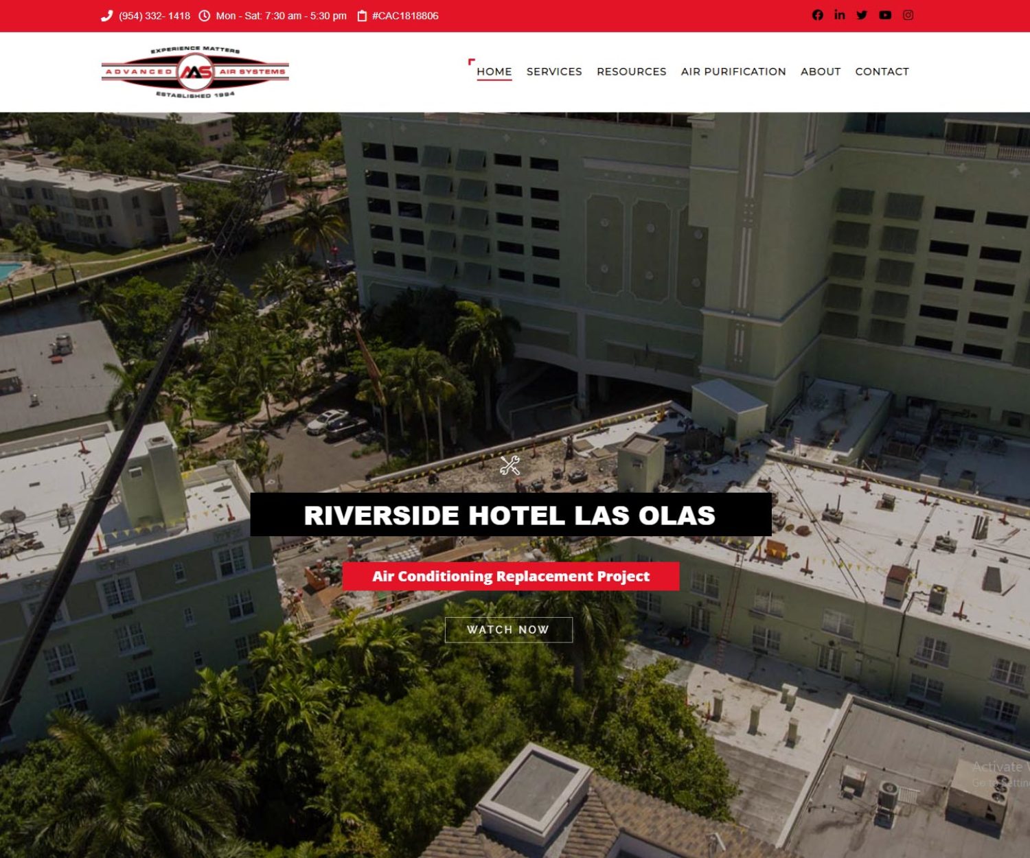 advanced air systems HVAC website