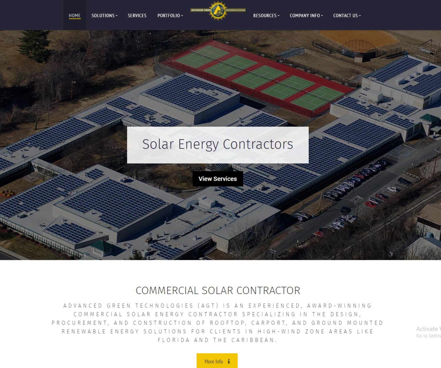 AGT website solar energy