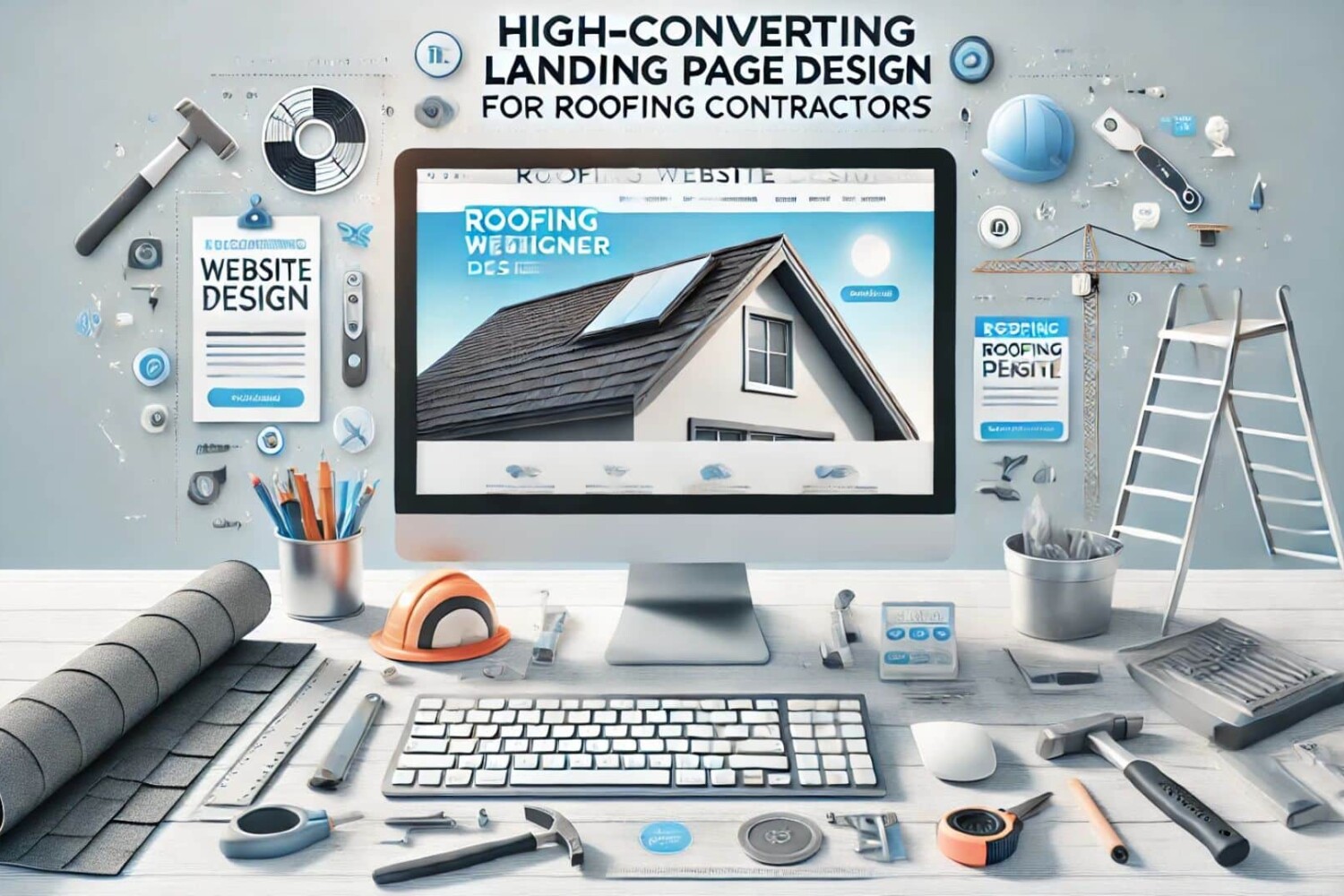 roofing contractor website sales landing page anatomy
