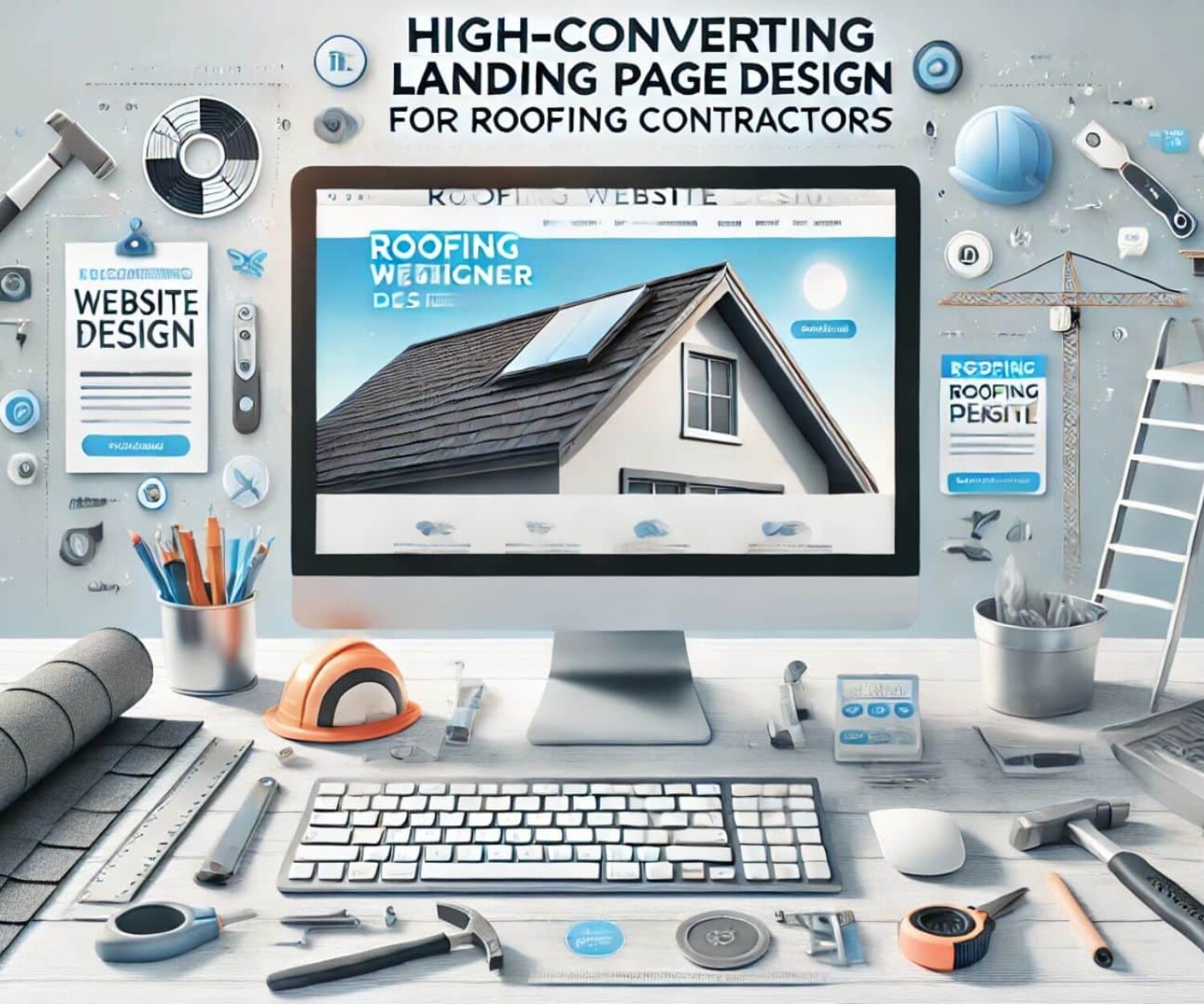roofing contractor website sales landing page anatomy