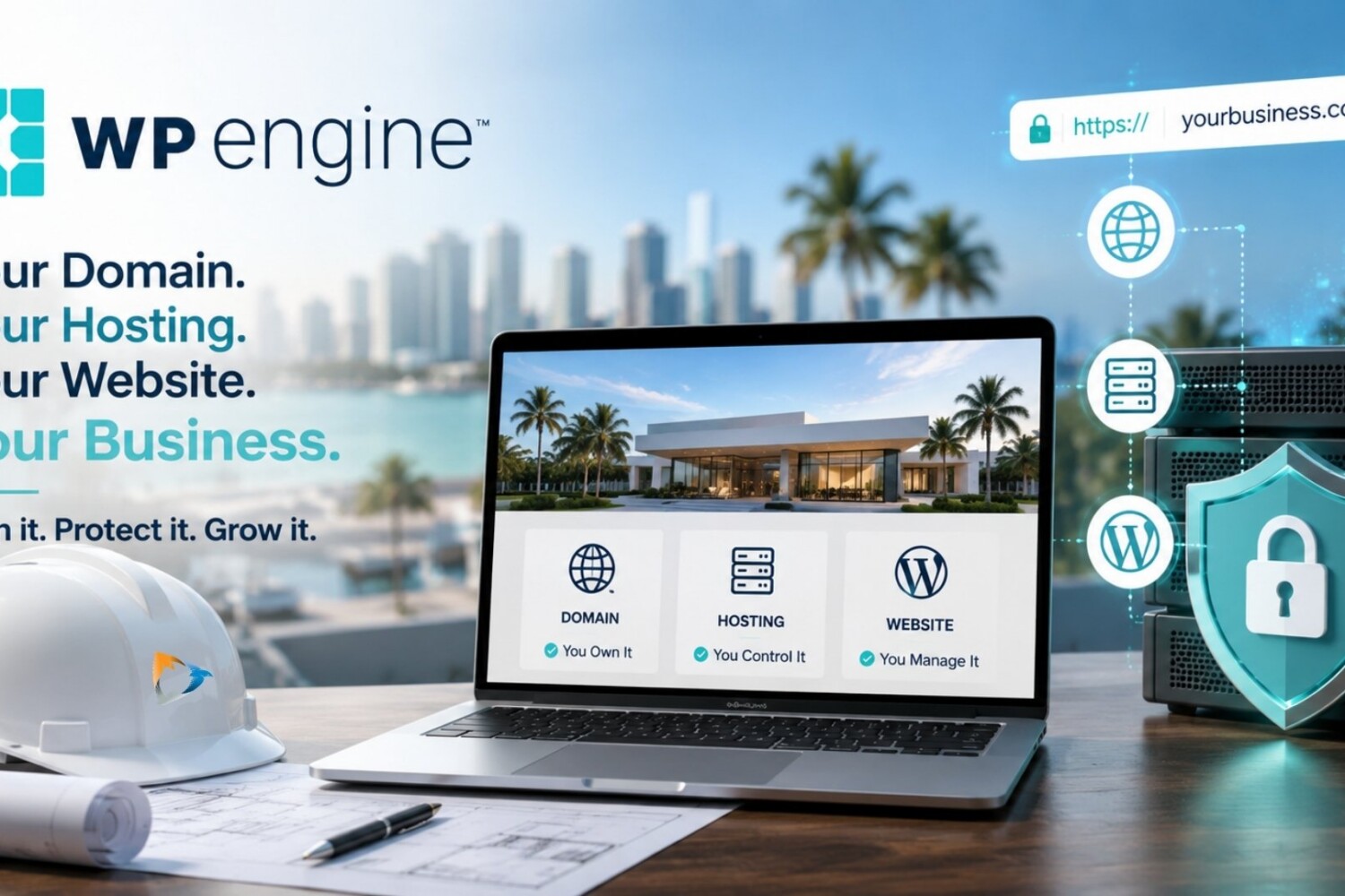 why own domain and hosting contractors Florida