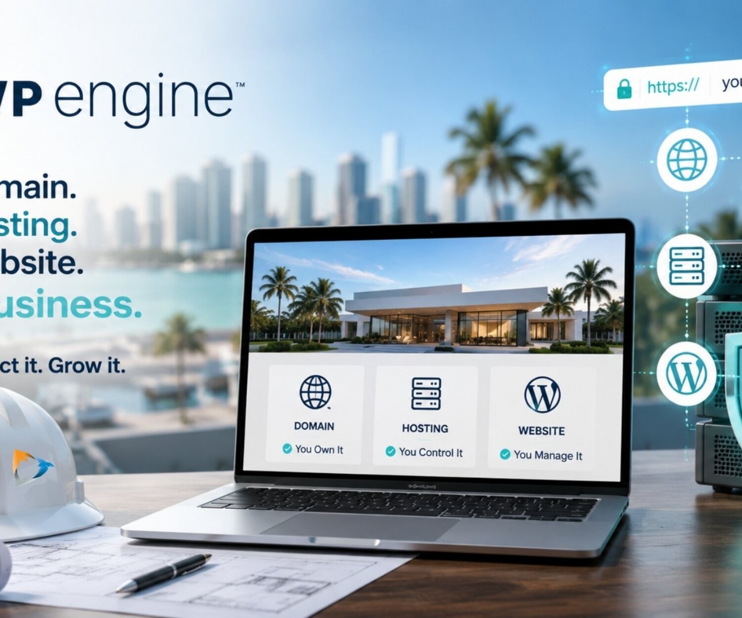 why own domain and hosting contractors Florida